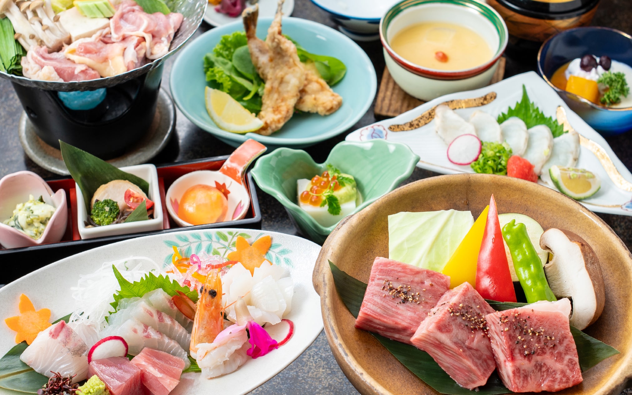 おおいた和牛ステーキ会席