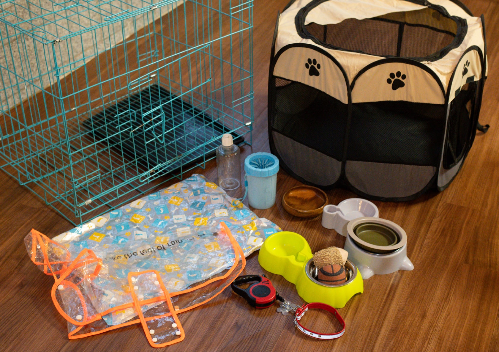 豊富なレンタルペット用グッズ