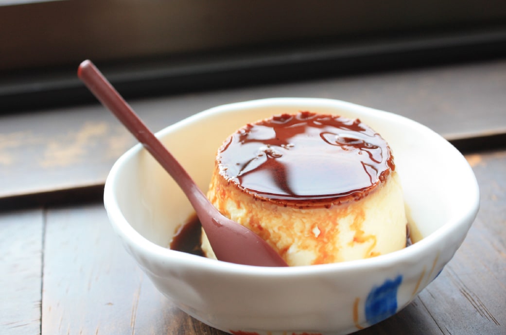 地獄蒸しプリン